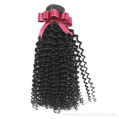 Unprocessed Wholesale Bundle Virgin Hair Vendors,100% Human Hair Virgin Brazilian Cuticle Aligned Hair Kinky Curly Bundles